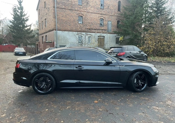 Audi A5 cena 108000 przebieg: 77000, rok produkcji 2018 z Złotów małe 529